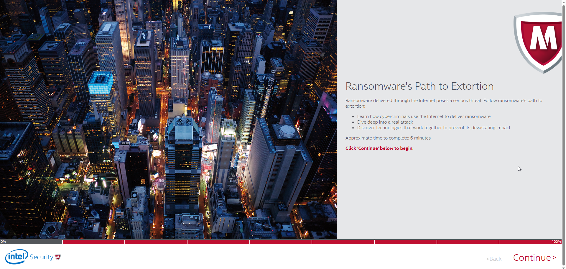 Screenshot of McAfee Ransomware's Path to Extortion